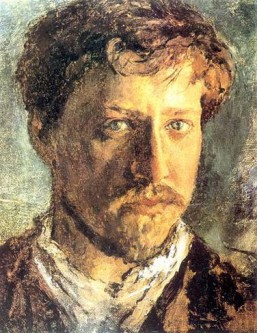 Автопортрет - Валентин Александрович Серов. 1880-е. Холст, масло. 23х29,5